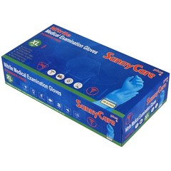 100 SunnyCare Nitrile Exam Gloves Powder Free Chemo-Rated (Non Vinyl Latex) – XL
