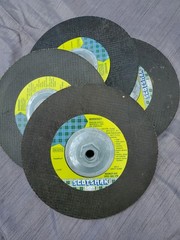 4 SCOTSMAN Metal Grinding Cutting Disc Abrasive Wheel Set USA 9″X1/4″ NOS Lot