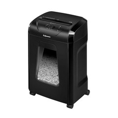 Fellowes Powershred 12 Sheet Cross-Cut Paper Home 15.38 x 9.13 x 16.94, Black