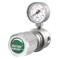 Victor 4000-9376 High Purity Gas Regulator, Argon, Helium, Nitrogen, Single