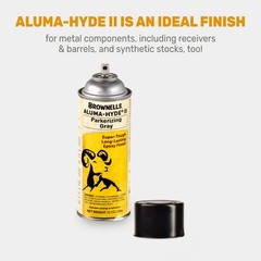 Brownells Aluma-Hyde II Epoxy Based 12 Ounce (Pack of 1), Parkerizing Gray
