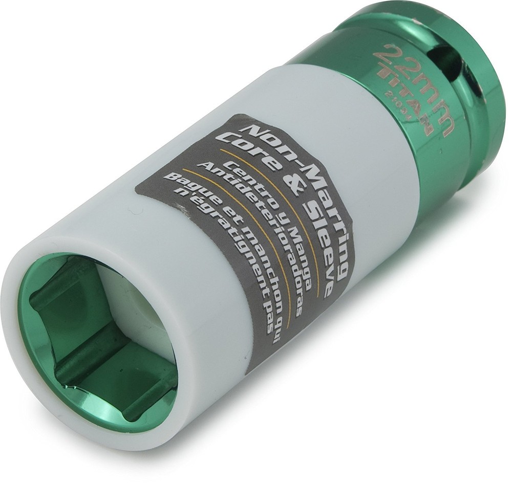 Titan Tools 21094 22MM 1/2″ Drive Lug Nut Socket