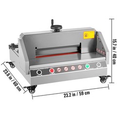 Uimoso Electric Desktop Paper Cutter, 13″ Width, 1.57″ Thickness