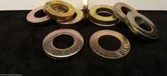 (5) 7/8 Grade 8 SAE EXTRA THICK HEAVY DUTY Flat Washers 5 pieces