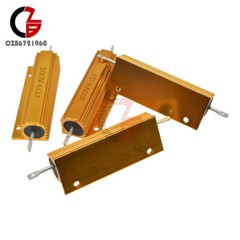100W Watt Shell Power Aluminum Housed Case Wirewound Resistor 0.1-1000Ω Ohm