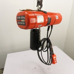 CM Lodestar Model F 1/2Ton 1000LB Electric Chain Hoist 20’Lift 16FPM 230/460 3Ph