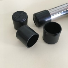 Black Chair Table Feet Stick Pipe Tubing End Cover 6mm~63mm Caps Cap PVC Rubber