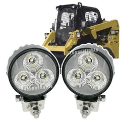 Flood LED Work Lamp Assembly For CAT Skid Loader 289D3 277D 289D 226D 239D3 249D