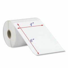 20-200 Rolls 4″x6″ 250 Direct Thermal Shipping Labels For Zebra & Rollo Printers
