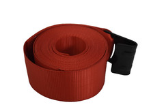 Tie 4 Safe Winch Strap Flat Hook 4″x30′ 5400lb WLL USA Heavy Duty Truck Trailer