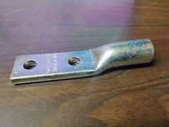 NSI AL300N COMPRESSION LUGS 1/2″ 2-HOLE 300 MCM BLUE DIE NEW BOX OF 6 EACH