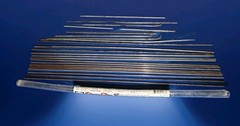 Harris Stay-Silv 15% Flat Brazing Rods .050” X 1/8”. 15 Full Sticks, 8 Partial.