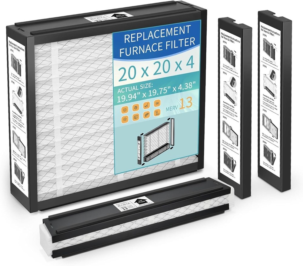 2-Pack 20x20x4 Replacement Air Filter for Honeywell FC100A1011, Lennox