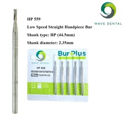 US Wave Dental Carbide Straight Fissure Surgical HP Burs For Low Speed Straight
