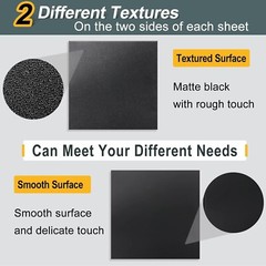 6pack Black ABS Plastic Sheet 8″ x 12″x 0.04″ Flexible Moldable Impact Strength