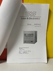 LPKF MultiPress-II MultiPress II Manual