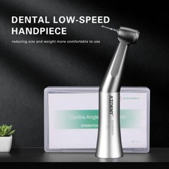 Dental Low Speed Contra Angle Handpiece Push Button for 1.6mm Friction Grip Bur