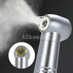 1-10*Dental Shadowless Ring LED High Speed Handpiece 5 Water Spary 4Hole Ceramic