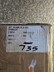 (QTY 735) 2-1/2″ 12 GAUGE MILD STEEL PERFORATED INSULATION HANGER IHSP-250-12
