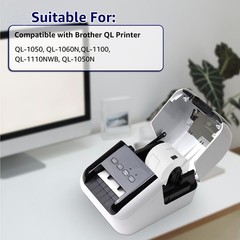Compatible 4″ x 6″ DK-1241 Shipping Labels for Brother QL Printers with Frame US