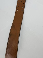 Vintage Smith & Wesson Black Leather Basketweave Duty Belt Size 34 / 42″ Inches