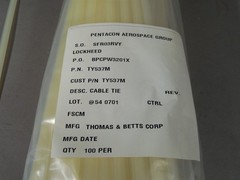 Lot of 100 Thomas & Betts TY537M Cable Tie 13.9″ x 0.301″ Zip Tie 120 lbs