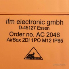 ifm AS-i I/O Module Airbox42 2DI 1PO Filter FK AC2046 GEB