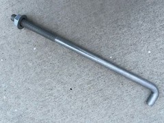 Sandbaggy 5/8″ x 14″ Threaded Concrete Anchor L-Bolts – Hot Dipped Galvanized