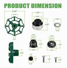 for Prier C-144KT-807 Anti-Siphon Freezeless Faucet Repair Kit for Wall Hydrant