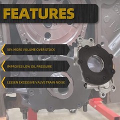 M295HV High Volume Melling Oil Pump Kit Compatible with 4.8L 5.3L 6.0L Silverado