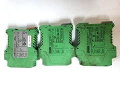 Lot of 3 Phoenix Contact Red Lion 24VDC Mini DIN Power Supply