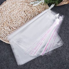 Clear Resealable Poly Bags Self Adhesive Seal Plastic OPP Cellophane Transparent