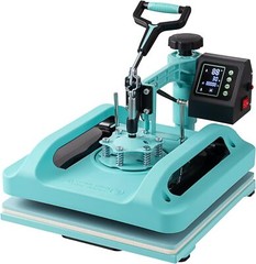 5 in 1 Heat Press Machine 15″x15″ T-Shirt Transfer Sublimation W. 30OZ Tumbler