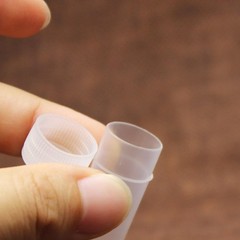 100 PCS 5ml Mini Plastic Sample Bottles Clear Storage Vials Screw Caps Tube