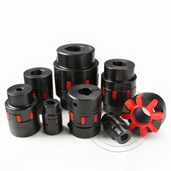 Shaft Coupling Flexible Steel Plum Spider Jaw Coupler Stepper Motor Connector