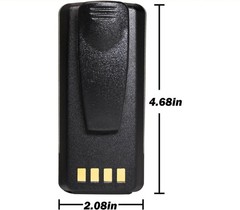 5-Pack PMNN4476A PMNN4476 PMNN4080 CP185 Two-Way Radio Battery 7.4V 2600mAh L…