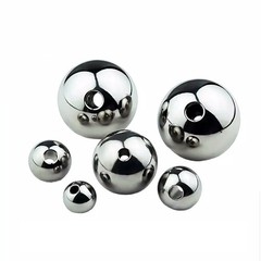 Solid Stainless Steel Non-Threaded Perforated Balls Rust Resistant OD 2-45 mm