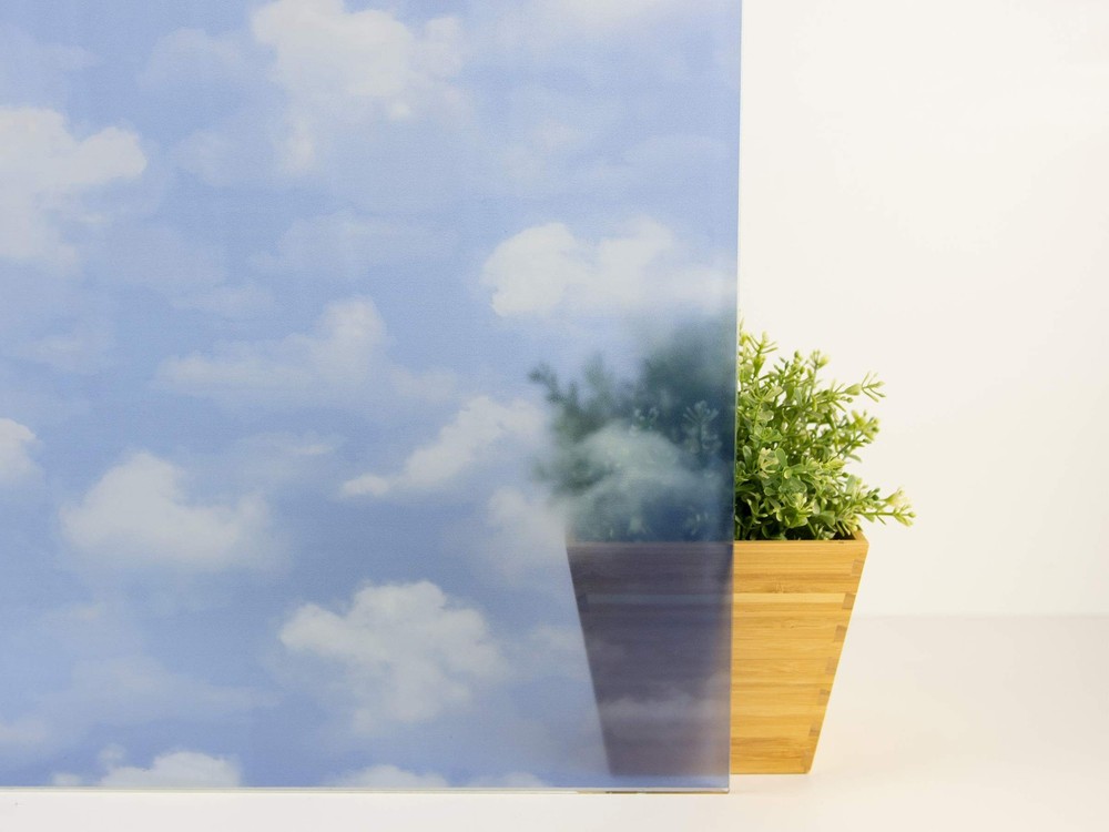 Fablon FAB10276 Clouds Self Adhesive Window Film, Blue 78.74 x 17.71 inches