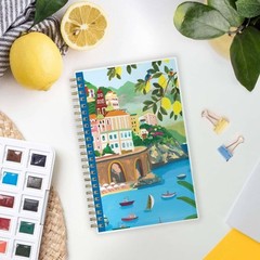 Weekly/Monthly Planner 15 Month Wirebound 5"x8" Clear Multi Cover