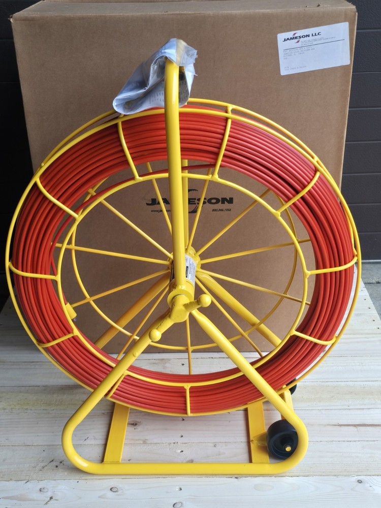 Jameson 6-14-400 Easy Buddy Duct Rodder W/ 400 Ft. Of 1/4″ Unmarked Rod NEW