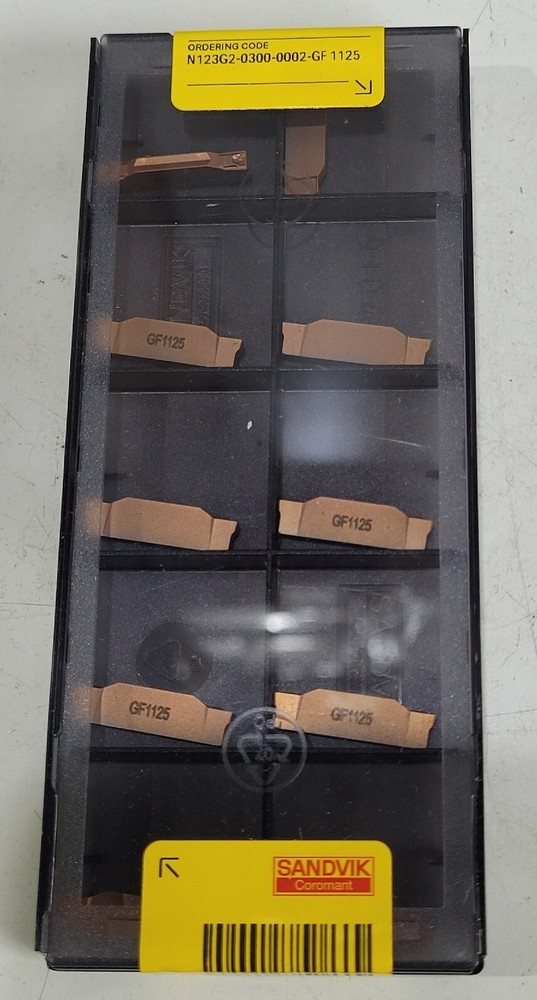Sandvik Coromant CoroCut 1-2 Reversible Cutting Plates QTY 10