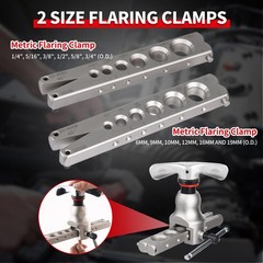 Rogvoc Flaring Tool Kit For 1/4-3/4 Inch Hvac Copper Flare Tool Metric And