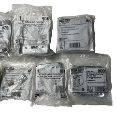 Qty 20 New Hubbell Raco 979 906 906c 907C 807 800 Square Covers Ships Free
