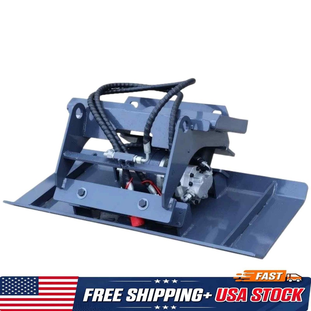 Hydraulic Vibratory Compactor Attachment for Mini Skid-Steer Loaders | 275.5 lb