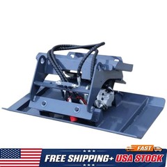 Hydraulic Vibratory Compactor Attachment for Mini Skid-Steer Loaders | 275.5 lb