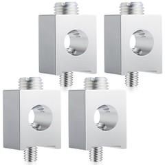Blulu 4 Pieces #4-2/0 Neutral Lug Kit Aluminum Grounding Lugs