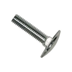 1/4-20 × 3/4″ Step Bolt (25)Pieces, Zinc Finish, Large Head.