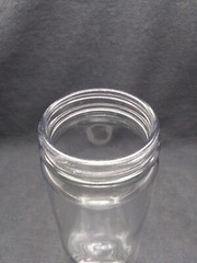 ISCO 350mL Plain Glass Cylindrical Jar 190mm H x 60mm OD No Cap