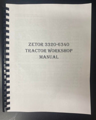 Tractor Service Manual Fits Zetor Tractor 3320 – 4340 Workshop Manual -3340 4320