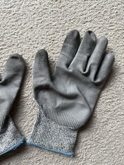 G-Tek Polykor PIP Industrial Products 16-530/ XXL Work Gloves Heather Grey Blue